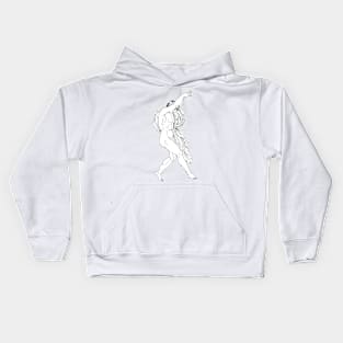 The greek dancer boy Kids Hoodie